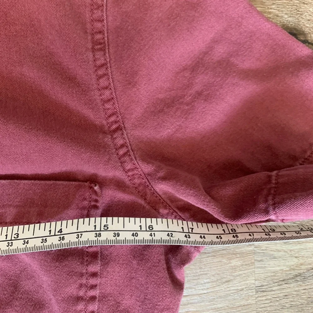 Madewell Wide Leg Button Up Jumpsuit in Ruby Red - Size 2 Womens - Picture 4 of 9